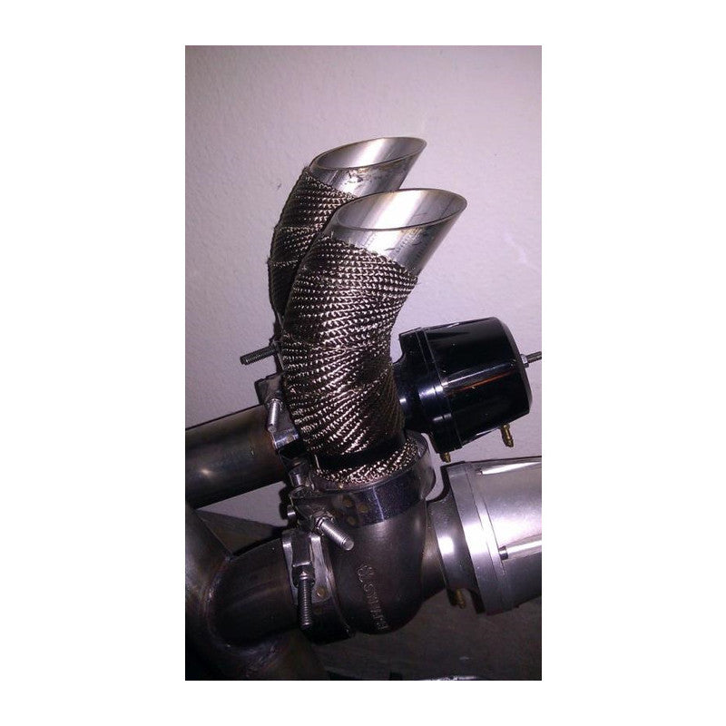 Banda Termica Esapament Mishimoto cu Coliere Inox - 980 grade C, 10m
