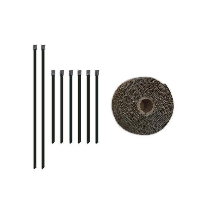 Banda Termica Esapament Mishimoto cu Coliere Inox - 980 grade C, 10m