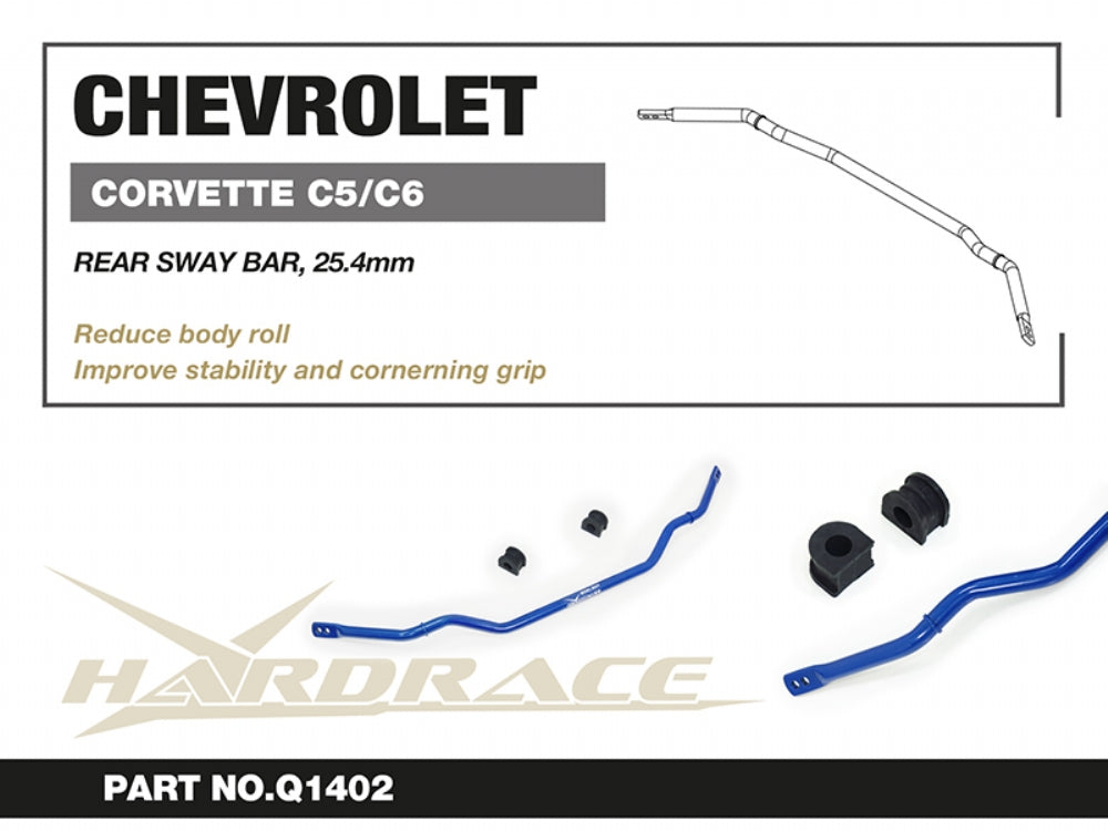 Bara stabilizatoare spate Hardrace pentru Chevrolet Corvette - Q1402