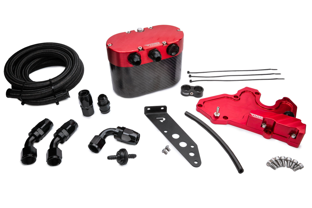 Kit Recuperator Ulei Carbon RTMG Performance pentru 2.0 TSI EA888 Gen 4, Golf 8 R