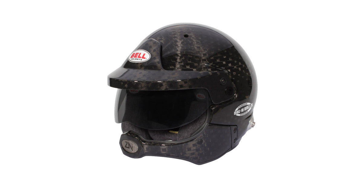 CASCA BELL MAG-10 RALLY CARBON HANS FIA8859-2024/SA2025