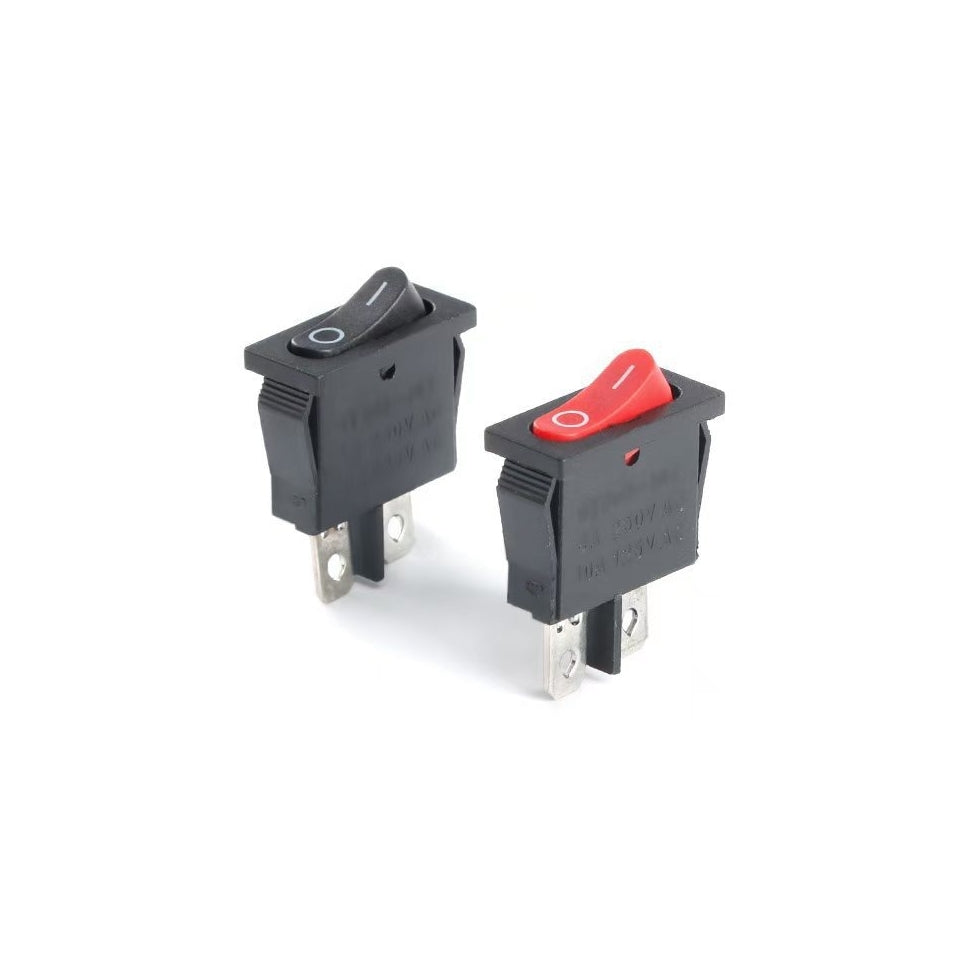 Buton basculant rocker dreptunghiular ON-OFF, 12V