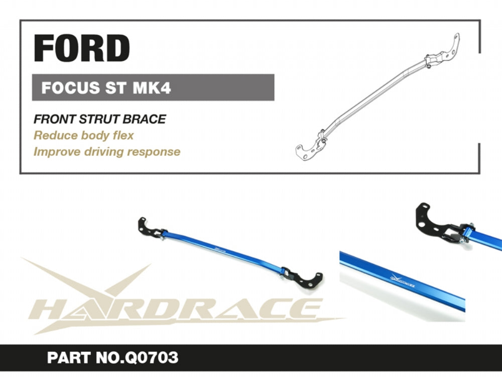 Bara rigidizare telescoape fata Hardrace pentru Ford Focus ST - Q0703