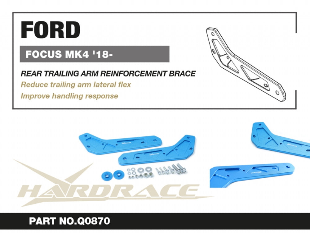 Bara rigidizare brat longitudinal spate Hardrace pentru Ford Focus / Focus ST - Q0870