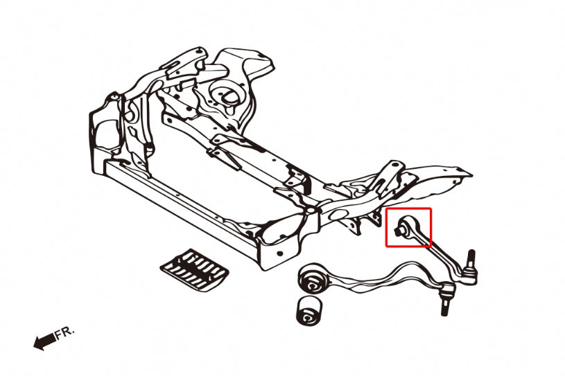 Set bucse brat suspensie inferior fata, capat spate Hardrace pentru BMW Seria 1 / Seria 3 - 7571