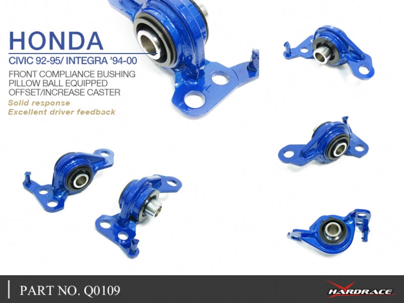 Set bucse brat suspensie fata Hardrace pentru Honda Civic / Integra - Q0109