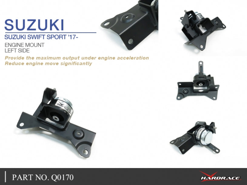 Tampon motor stanga Hardrace pentru Suzuki Swift - Q0170