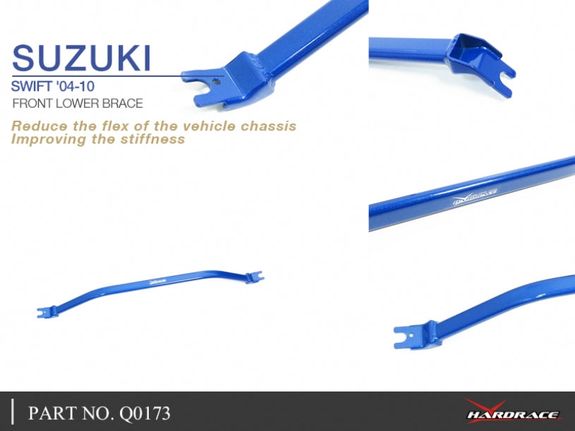 Bara rigidizare inferior fata Hardrace pentru Suzuki Swift - Q0173