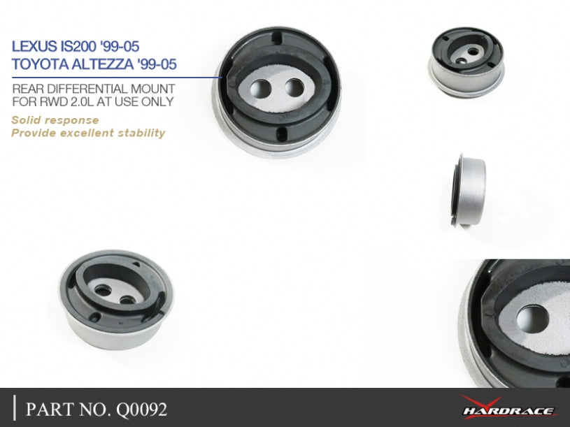 Tampon diferential spate Hardrace pentru Lexus IS / Toyota Altezza - Q0092