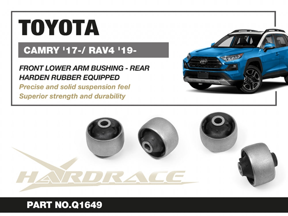 Set bucse brat suspensie inferior fata, capat spate Hardrace pentru Lexus RX / Toyota Camry / RAV4 - Q1649