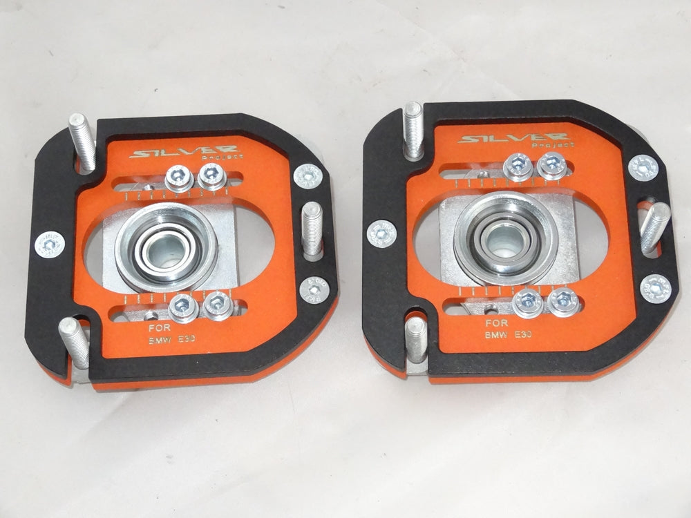 Flanse amortizor reglabile camber pentru BMW E30 - 3D, 2-Way, Suspensie Coilover