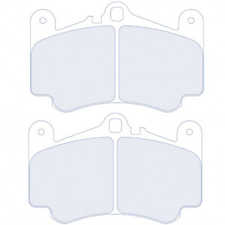 Placute Frana Fata CL Brakes RC6 - PORSCHE 911 996 3.4 CARRERA SUPER CUP 9901