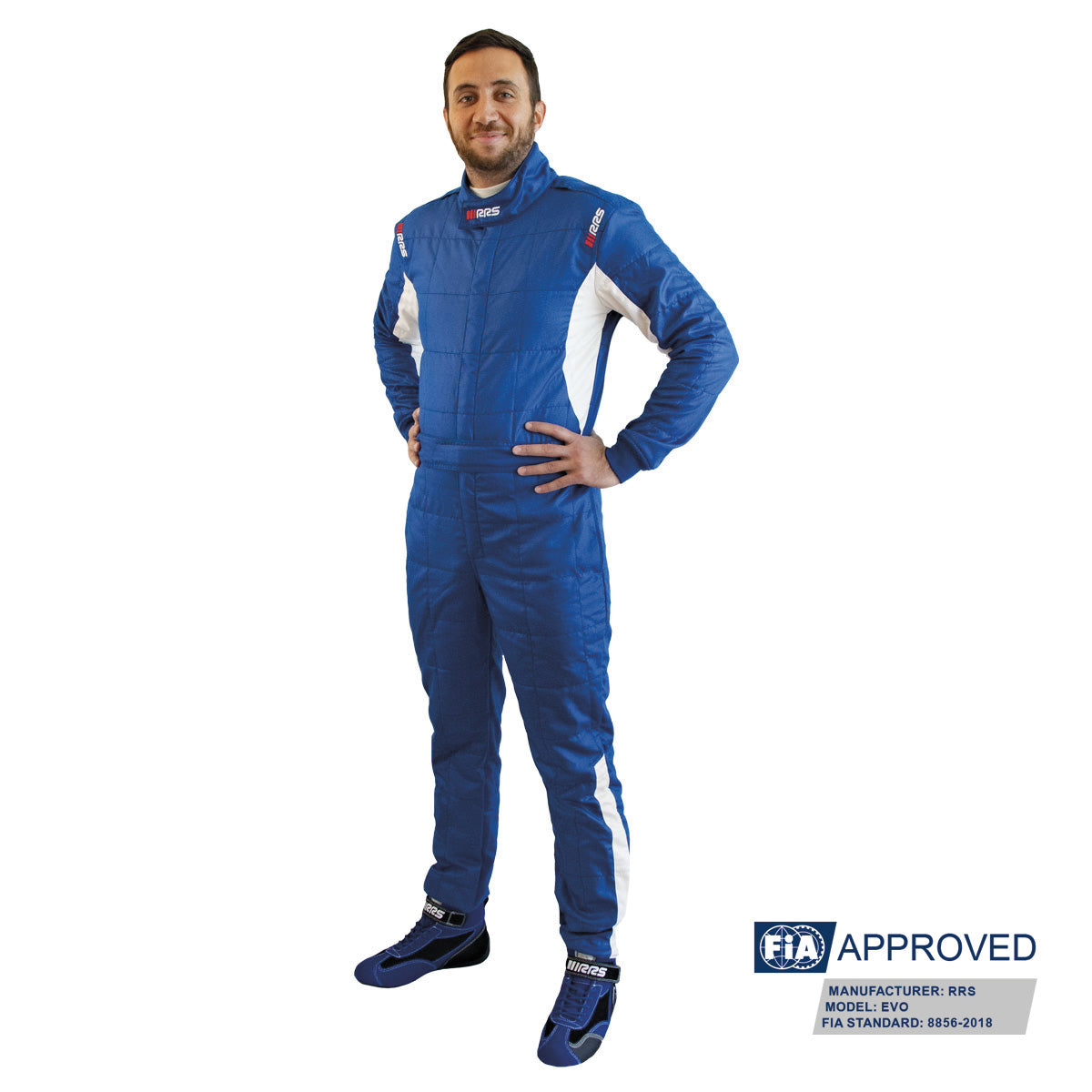 Combinezon FIA RRS DIAMOND STAR RACE SUIT BLUE