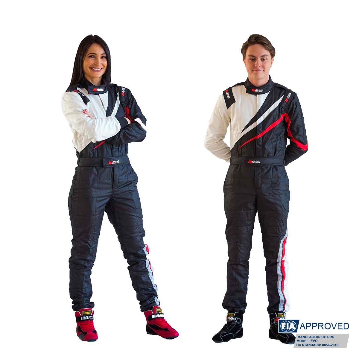 Combinezon FIA RRS RACE SUIT EVO DYNAMIC BLACK / RED
