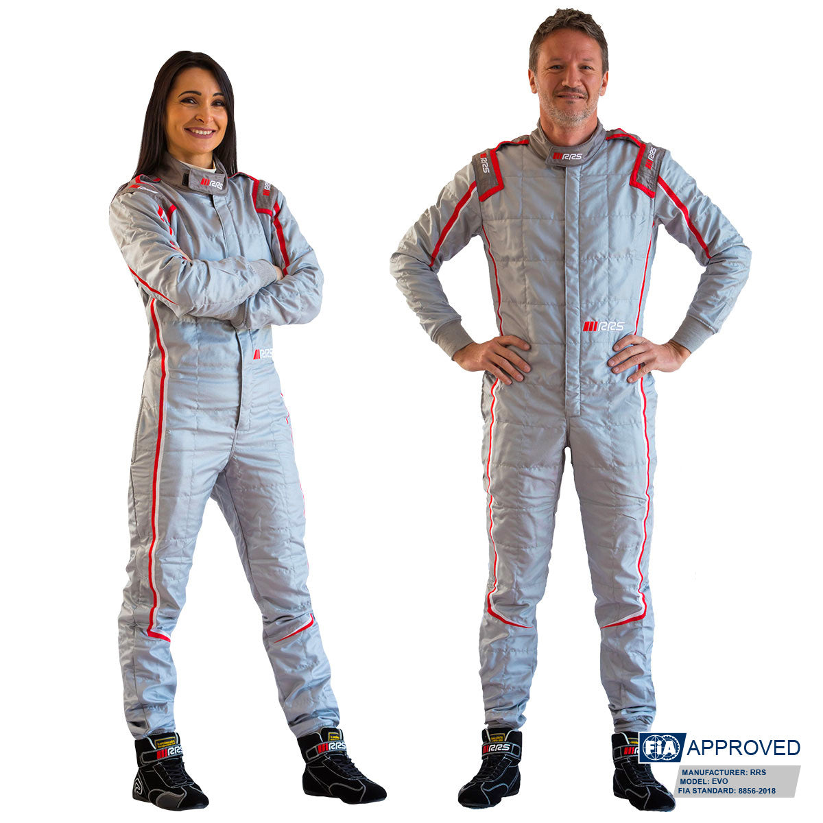 Combinezon FIA RRS RACE SUIT EVO MONTE CARLO GRAY / RED