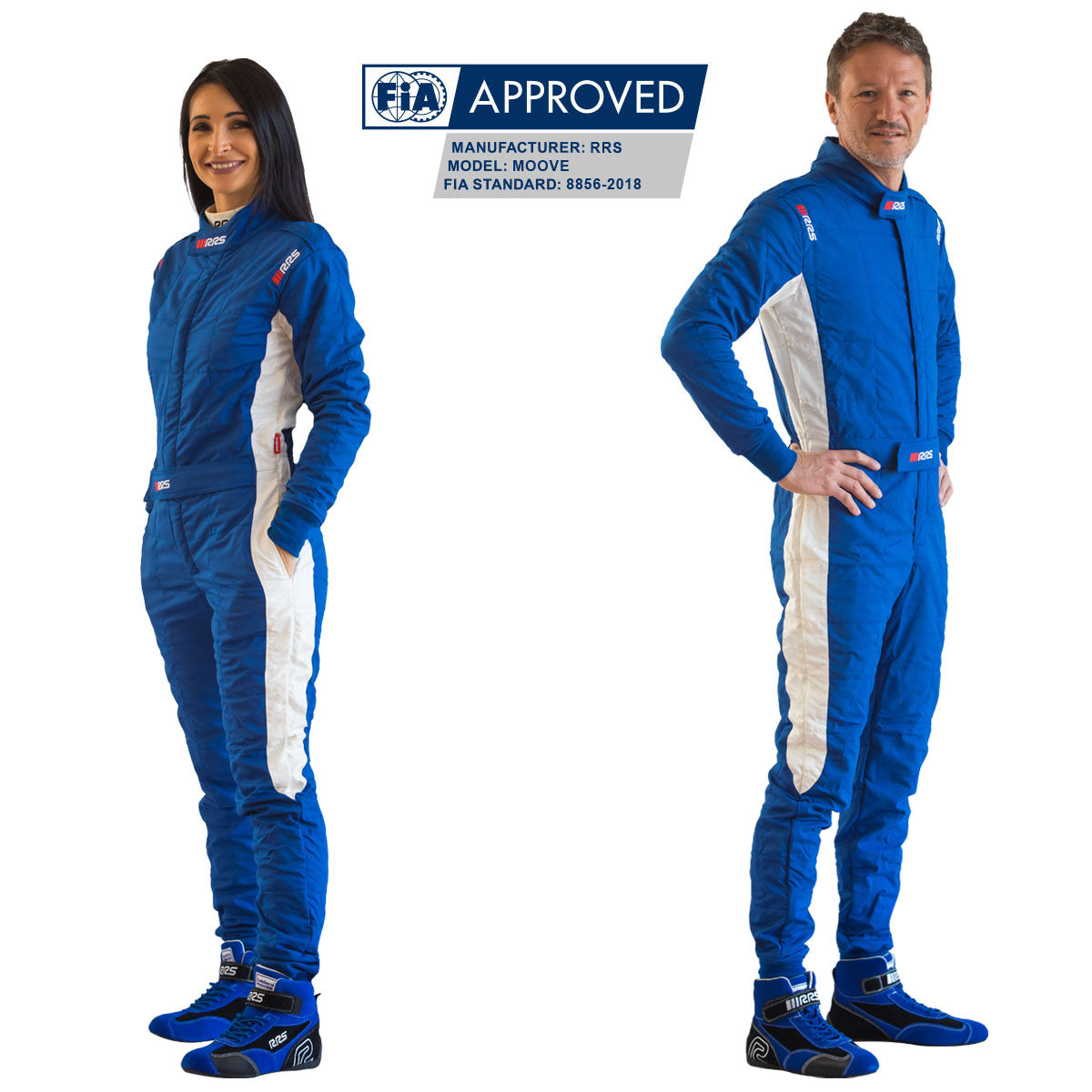 Combinezon FIA RRS MOOVE RACE SUIT BLUE