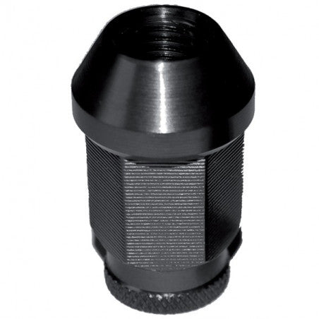 Set 20 Piulite Roti Negre – M12x1.50, Conice, Aluminiu