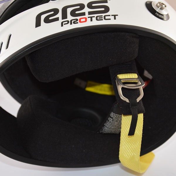 Casca FIA integrala RRS PROTECT CIRCUIT Alb