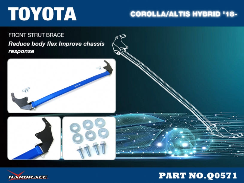 Bara rigidizare telescoape fata Hardrace pentru Toyota Corolla - Q0571