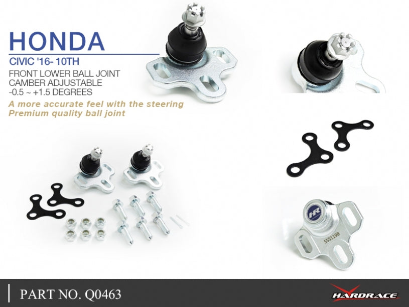 Pivot inferior fata Hardrace pentru Honda Civic - Q0463