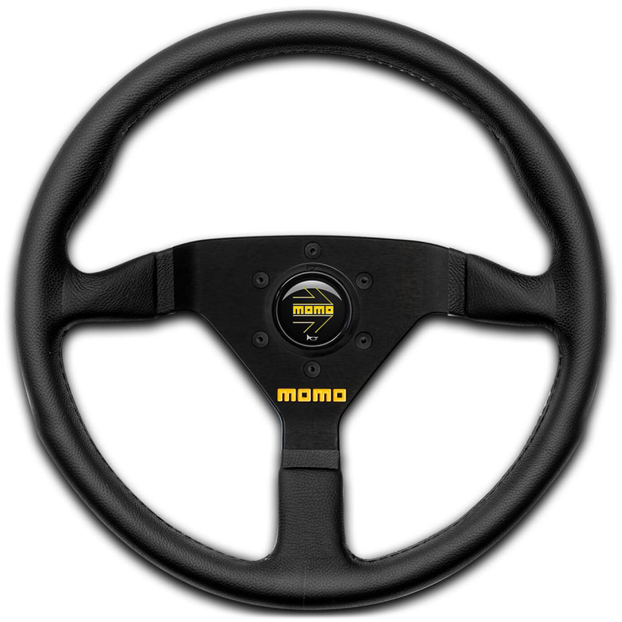 Volan MOMO Mod.78 de curse, 320 mm, adancit 40 mm #Material_Piele