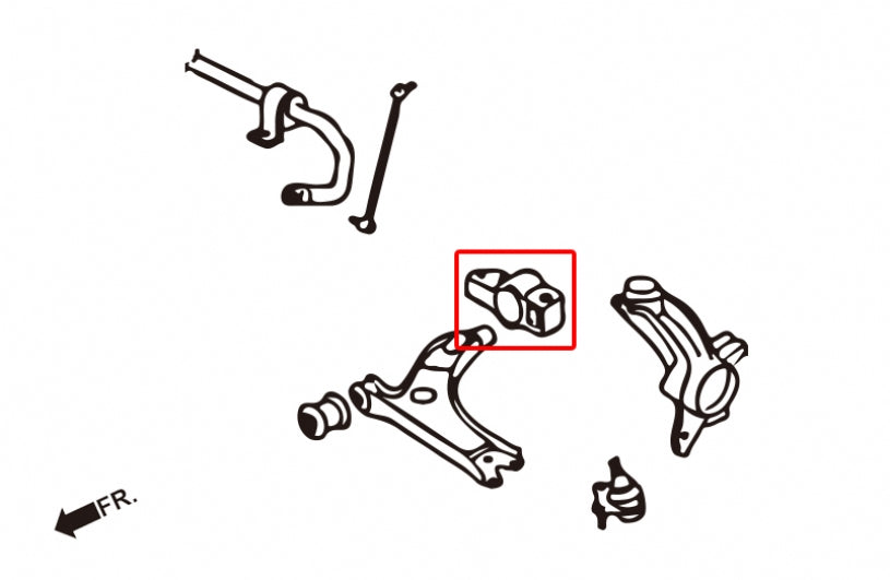 Set bucse brat suspensie inferior fata Hardrace pentru Audi A3 / RS3 / Seat Altea / Leon / Skoda Octavia / Superb si alt