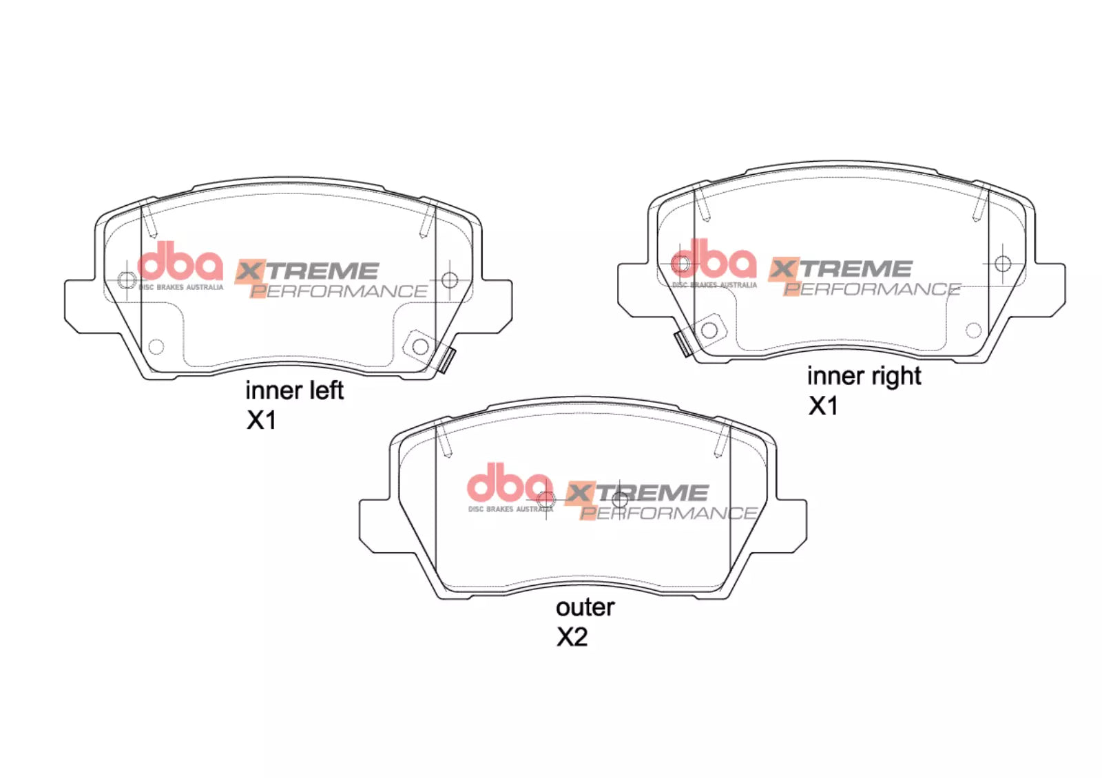 Placute Frana DBA Xtreme Performance Fata Kia Picanto DB15056XP