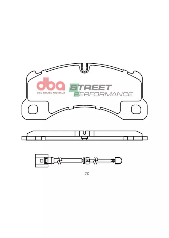 Placute Frana DBA Street Performance Fata Porsche/Volkswagen DB15102SP