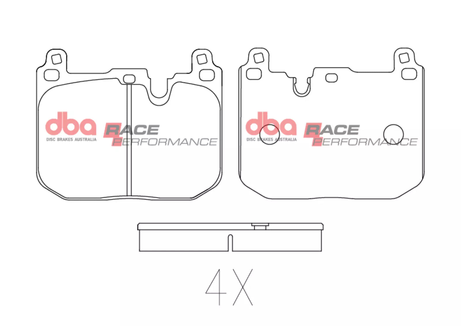 Placute Frana DBA Race Performance Fata BMW/Mini DB15131RP