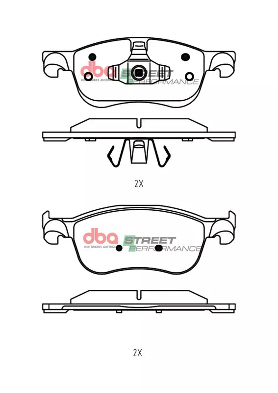 Placute Frana DBA Street Performance Fata Ford Fiesta DB15149SP