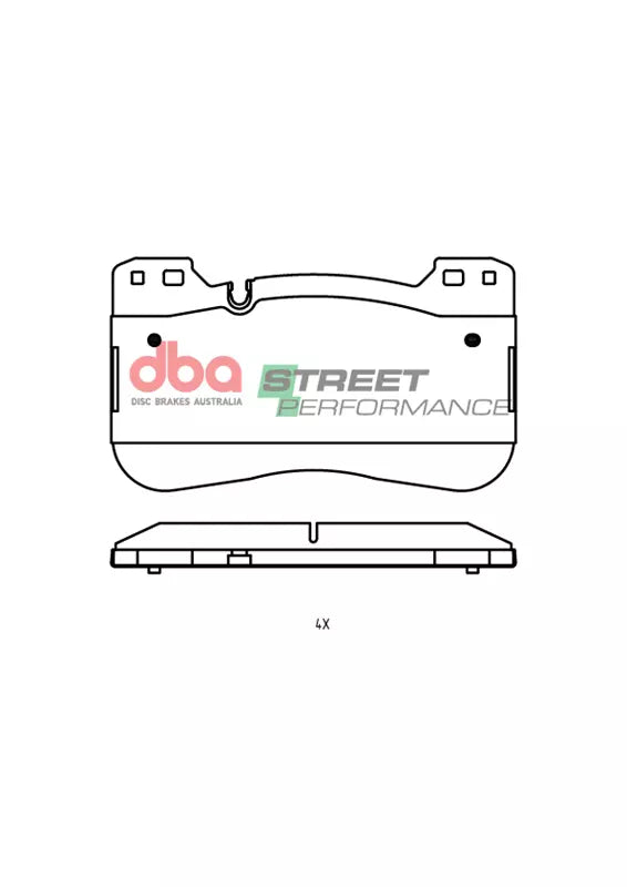 Placute Frana DBA Street Performance Fata BMW DB15302SP