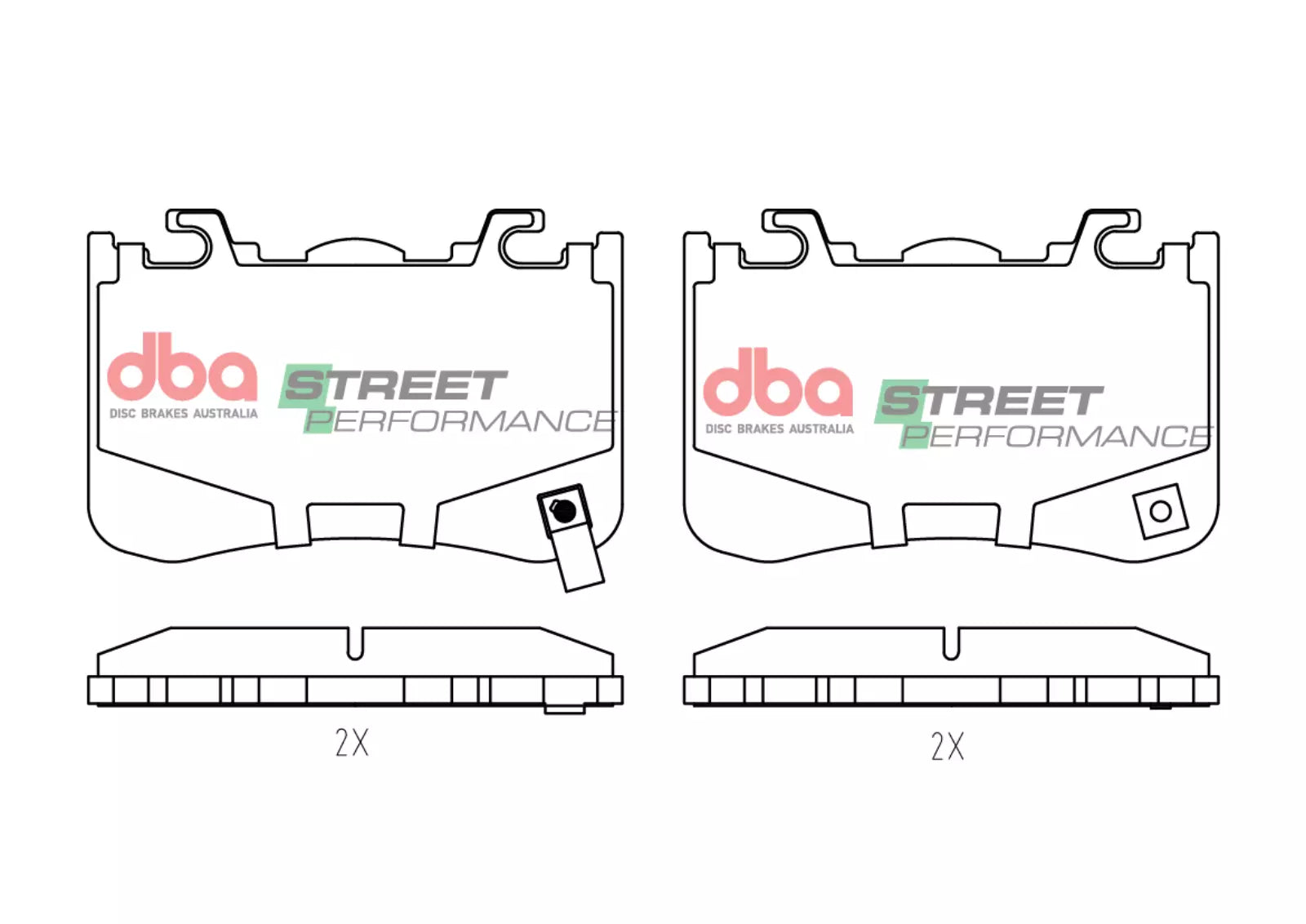 Placute Frana DBA Street Performance Spate Ford Mustang DB15336SP