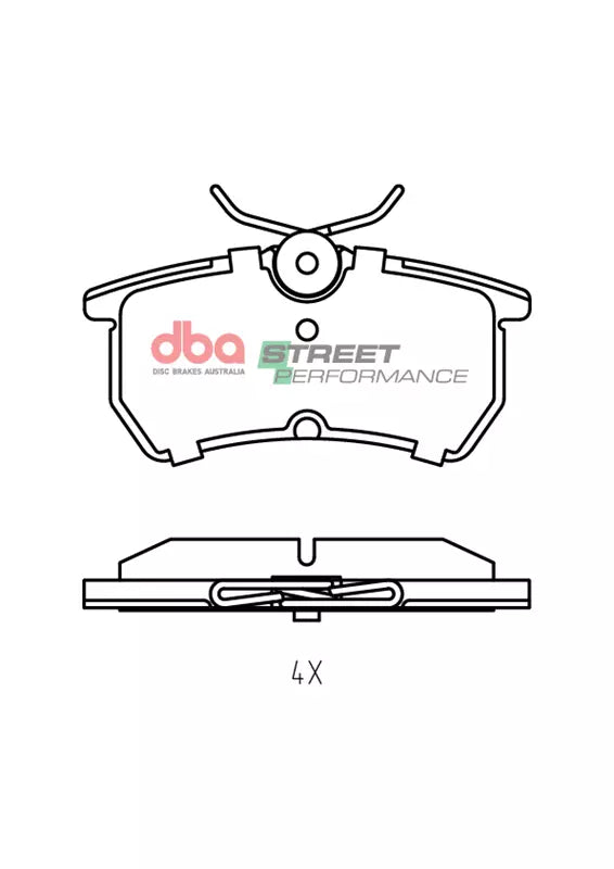 Placute Frana DBA Street Performance Spate Ford DB1759SP