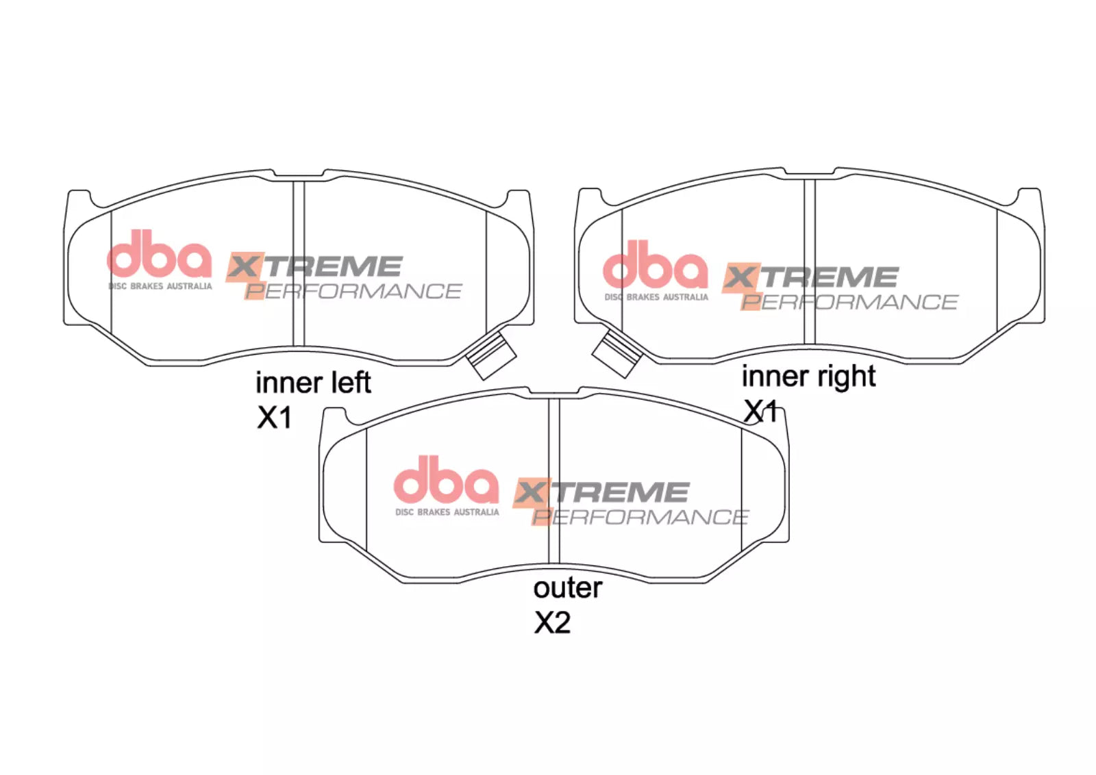 Placute Frana DBA Xtreme Performance Fata Suzuki Swift DB1818XP