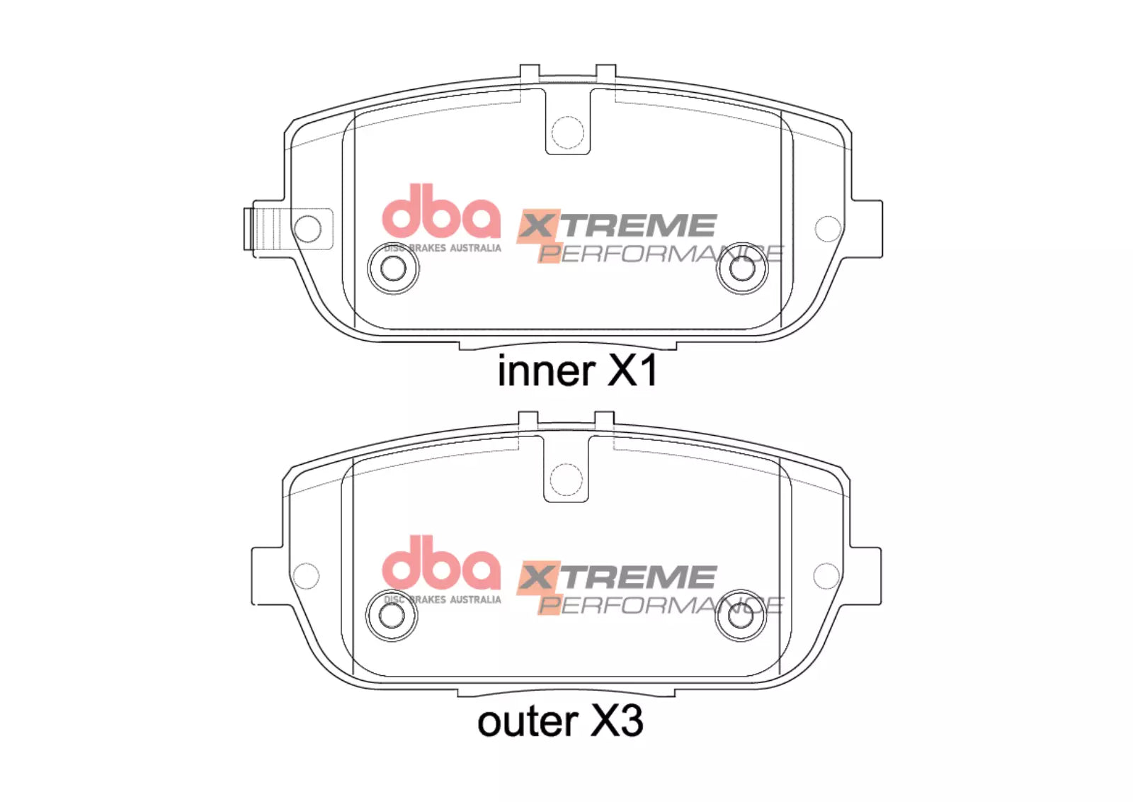 Placute Frana DBA Brake Kit 4000 Series T3 Slotted & Xtreme Performance (2x DBA42951S + DB2064XP) Spate Mazda MX-5 DBA42951S-2064XP