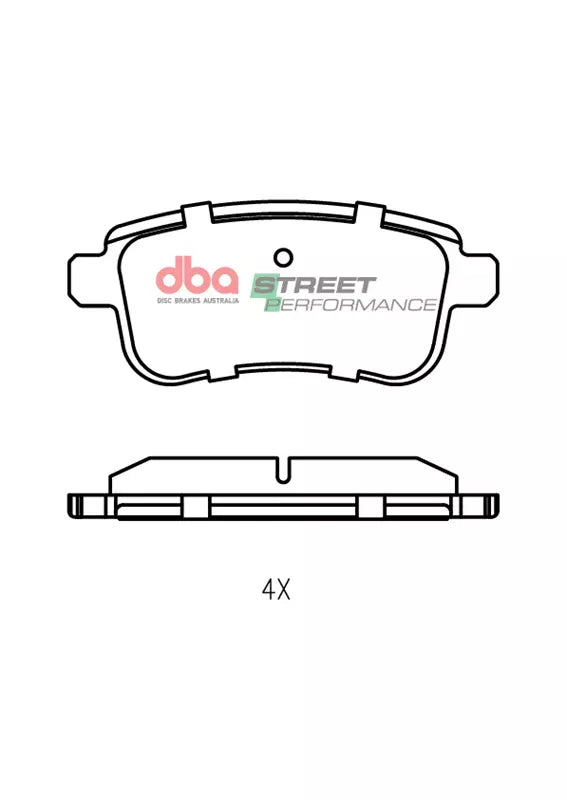 Placute Frana DBA Street Performance Spate Renault DB2277SP