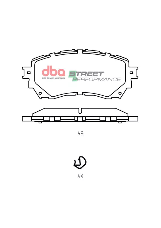 Placute Frana DBA Street Performance Fata Mazda Mazda 6 DB2293SP