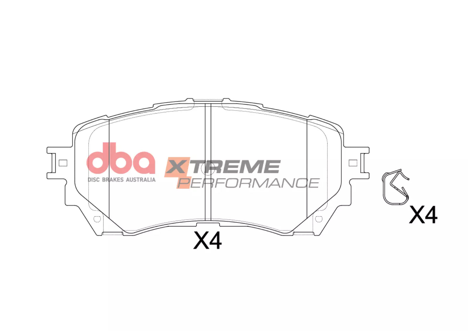 Placute Frana DBA Xtreme Performance Fata Mazda Mazda 6 DB2293XP