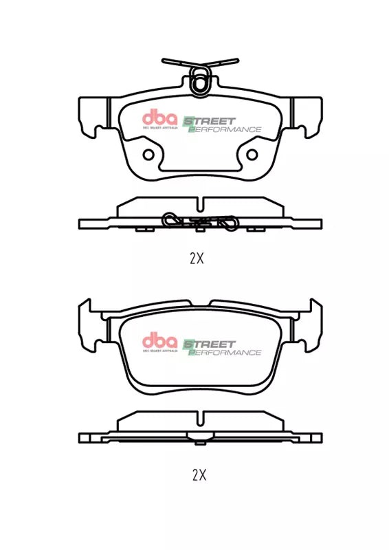 Placute Frana DBA Street Performance Spate Ford Focus / Ford Mondeo DB2406SP