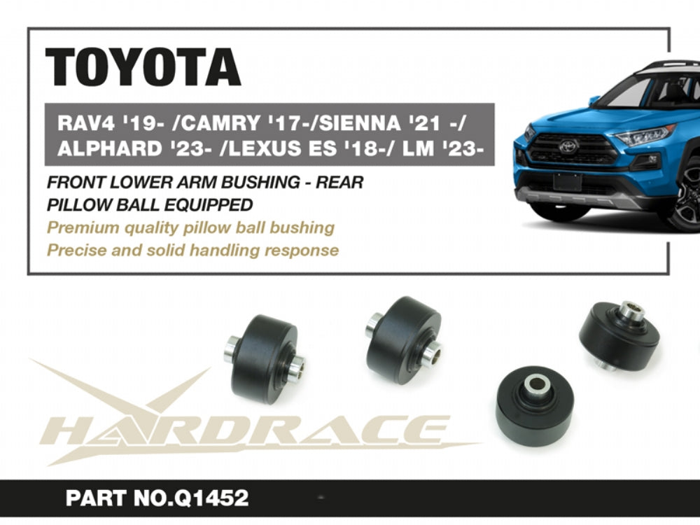 Set bucse brat suspensie inferior fata, capat spate Hardrace pentru Toyota RAV4 - Q1452