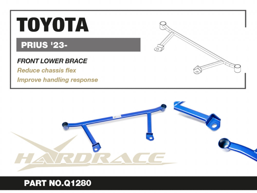 Bara rigidizare inferior fata Hardrace pentru Toyota Prius - Q1280