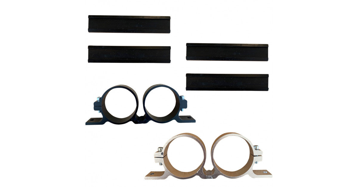 Suport Fixare Dublu (Aluminiu 60mm) - pentru pompa si filtru