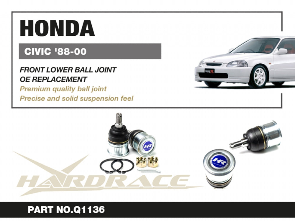 Pivot inferior fata Hardrace pentru Honda CRX / Civic - Q1136