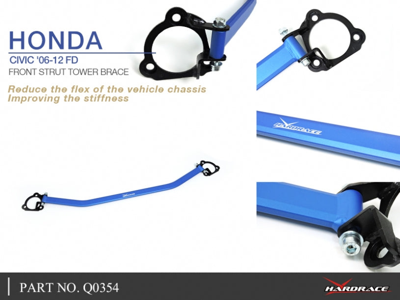 Bara rigidizare telescoape fata Hardrace pentru Honda Civic - Q0354