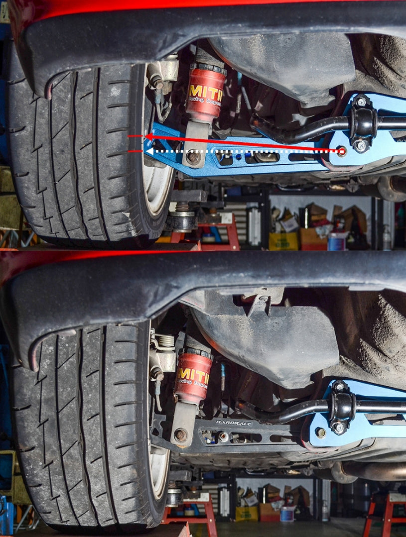 Brat suspensie inferior spate Hardrace pentru Honda Civic - 7795