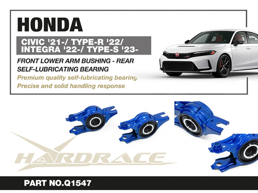 Set bucse brat suspensie inferior fata, capat spate Hardrace pentru Honda Civic - Q1547