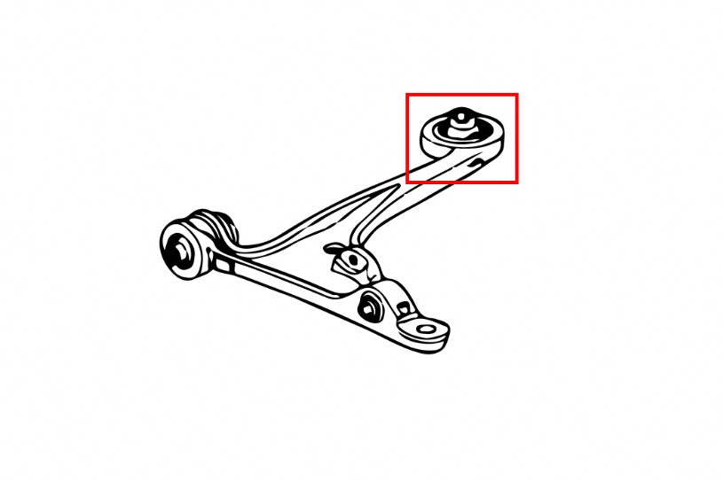 Set bucse brat suspensie inferior fata Hardrace pentru Honda S2000 - 7419