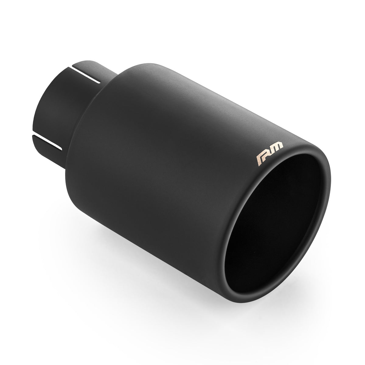 Tips evacuare drept cu buza rasfranta, inox negru ceramic KPZC