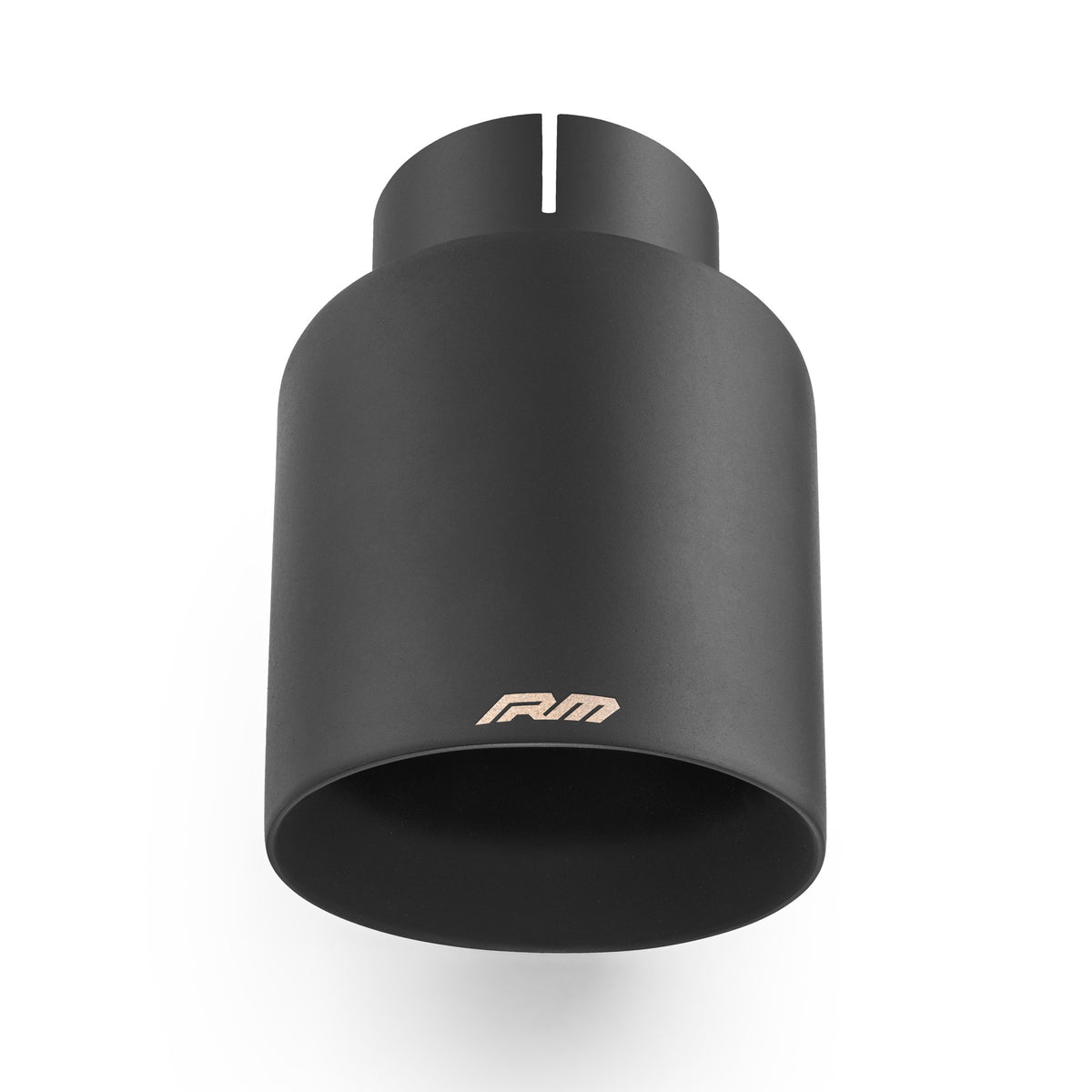 Tips evacuare tesit cu muchie taiata si difuzor sudat, inox negru ceramic KSCC/DS
