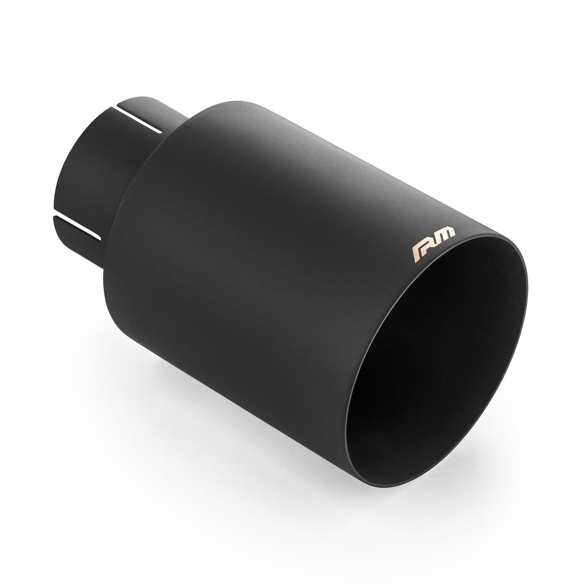 Tips evacuare drept cu muchie taiata, inox negru ceramic KPCC